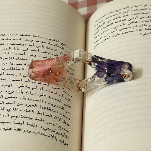 داعم اصبع للقراءة ( وردي-بنفسجي )