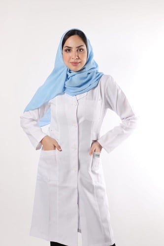 لابكوت طبي متوسط الطول|40 انش LAB MED