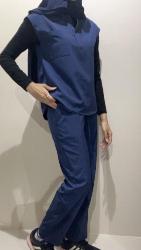 طقم سكراب لون كحلي - NAVY BLUE