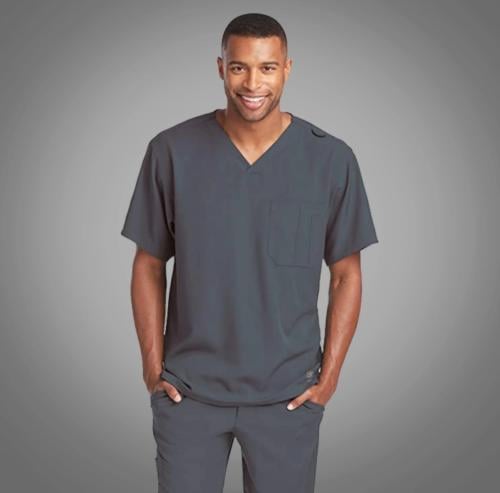 بلوزة سكراب طبي سكيتشرز | SK0112 لون رمادي - pewte...