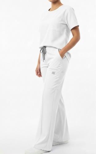 طقم سكراب ب قصه دائريه لون ابيض | white