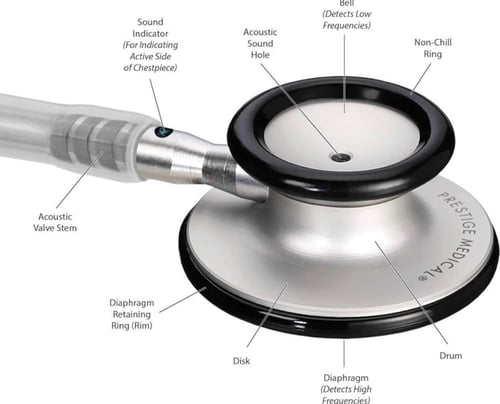 Prestige Medical Clinical Lite Stethoscope -Purple...
