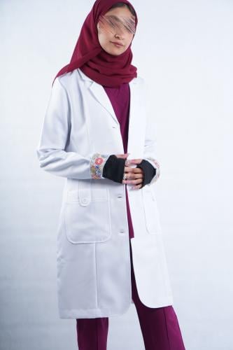 طرحه طبية لون عنابي