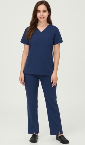 طقم سكراب لون كحلي - Navy