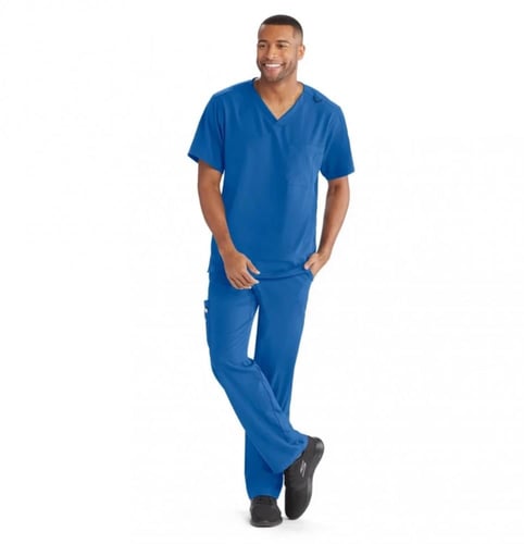 بلوزة سكراب طبي سكيتشرز | لون ازرق - New Royal