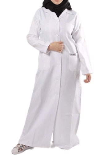 لابكوت طبي نسائي طويل 54انش| LAB MED