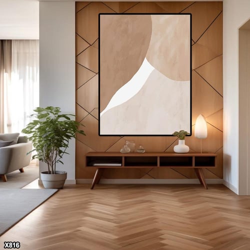 لوحة كانفس رسم تجريدي