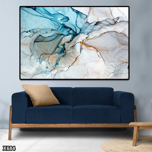 لوحة كانفس رسم تجريدي