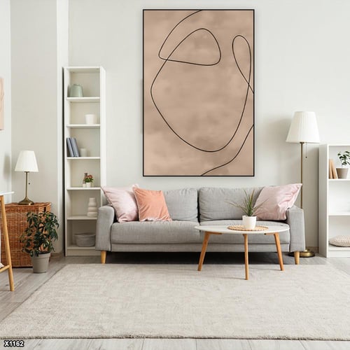 لوحة كانفس رسم تجريدي