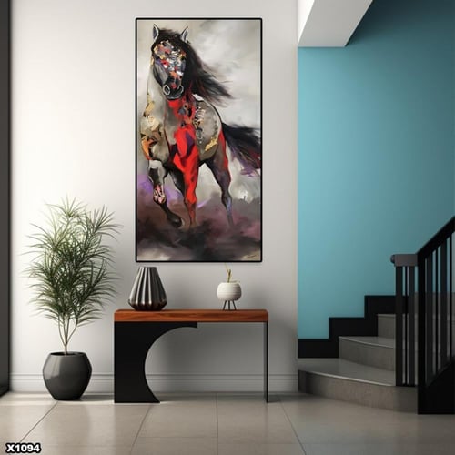 لوحة كانفس خيل
