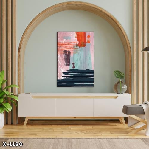 لوحة كانفس رسم تجريدي