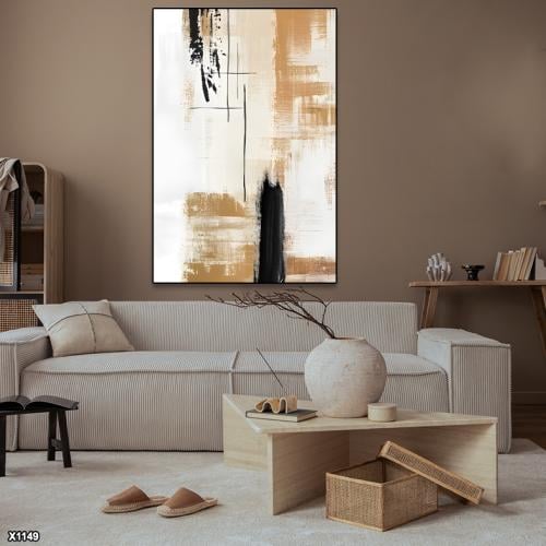 لوحة كانفس رسم تجريدي