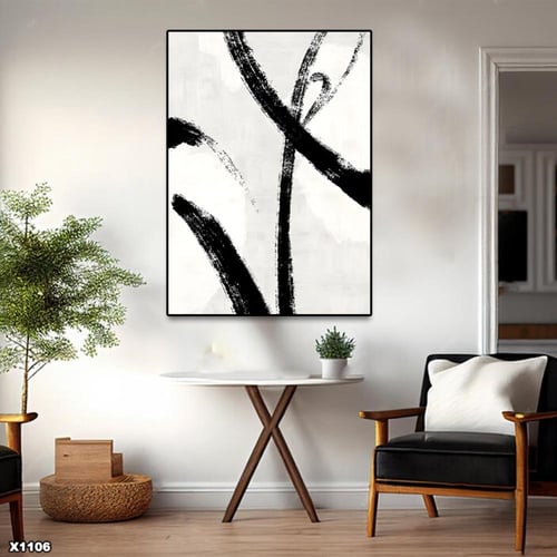 لوحة كانفس رسم تجريدي