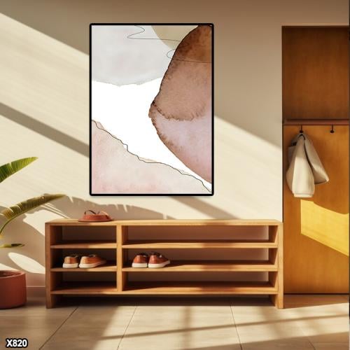 لوحة كانفس رسم تجريدي