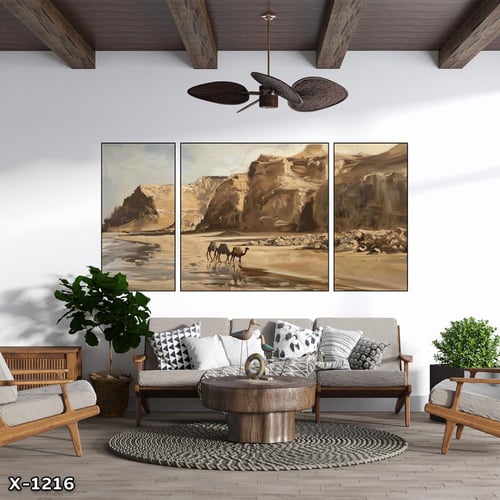 لوحة كانفس جِمال 3 قطع