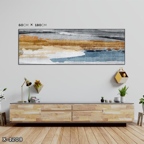 لوحة كانفس رسم تجريدي