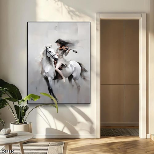 لوحة كانفس خيل