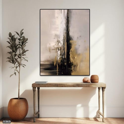 لوحة كانفس رسم تجريدي