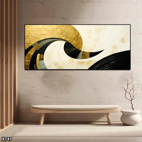 لوحة كانفس رسم تجريدي