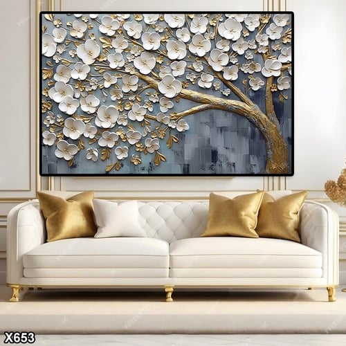 لوحة كانفس شجرة