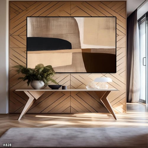 لوحة كانفس رسم تجريدي