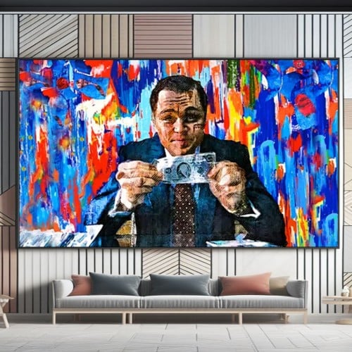 لوحة كانفاس wall of wall street