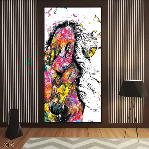 لوحة كانفاس خيل