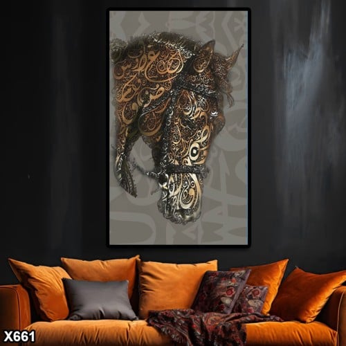 لوحة كانفس خيل