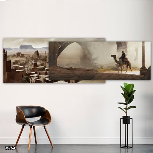 لوحتان كانفاس متداخلتان