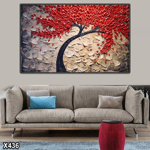 لوحة كانفاس رسم تجريدي