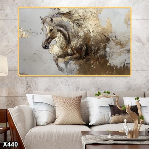 لوحة كانفاس خيل