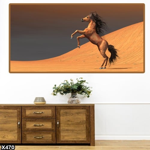 لوحة كانفاس خيل