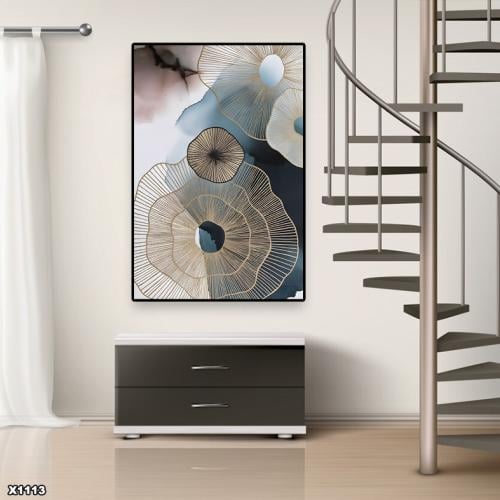 لوحة كانفس رسم تجريدي