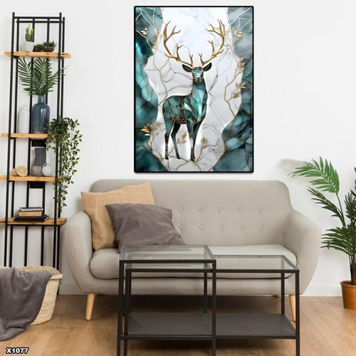 لوحة كانفس رسم تجريدي