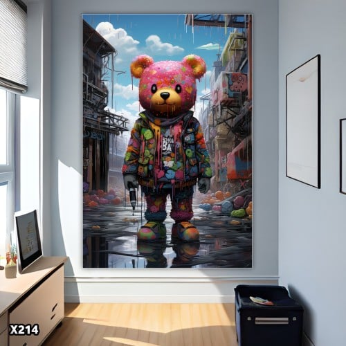 لوحة كانفس دب