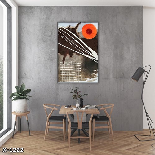 لوحة كانفس رسم تجريدي