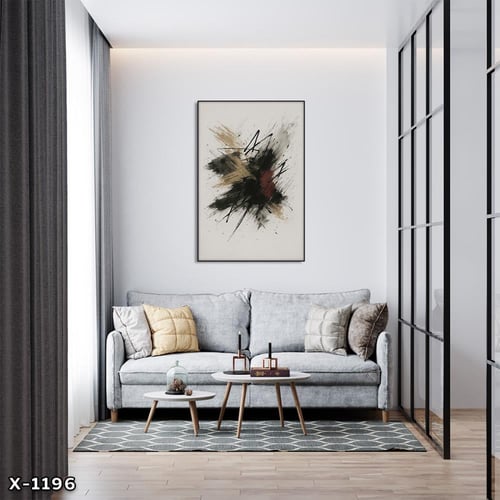 لوحة كانفس رسم تجريدي