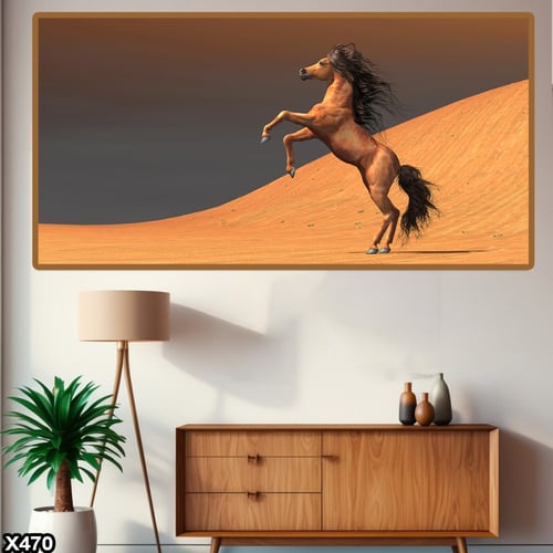 لوحة كانفاس خيل