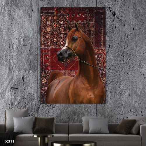 لوحة كانفس خيل
