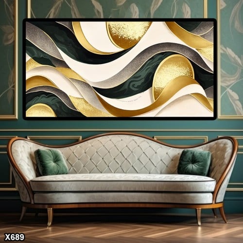 لوحة كانفس رسم تجريدي