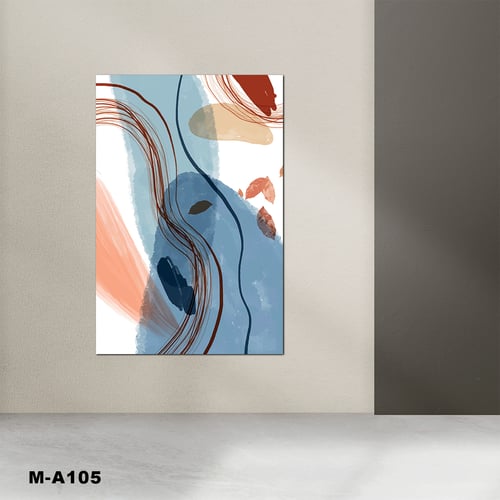 لوحة طبلون مغناطيس رسم تجريدي