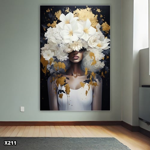 لوحة كانفس امرآة