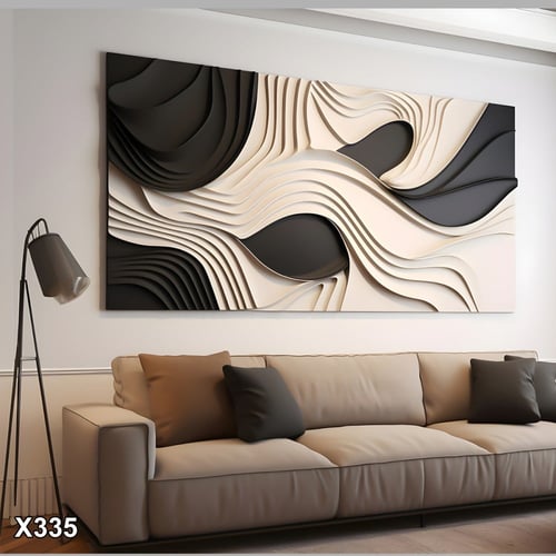 لوحة كانفاس رسم تجريدي