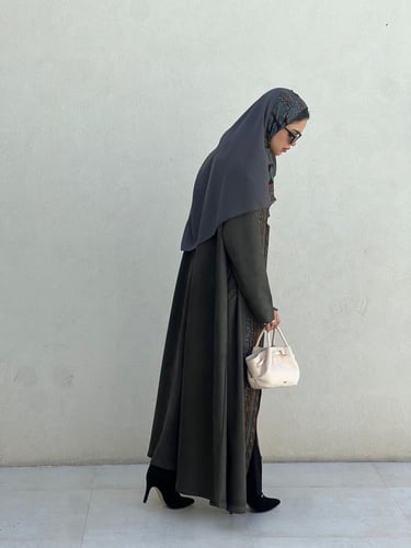 عباية ( زينب ) شامواه مع كشميري