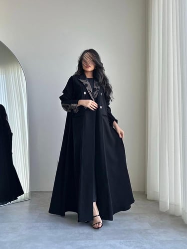 عباية ( ايات صيفيه ) سراميك مع كريب خيشه