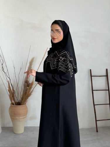 بليزر ( تيجان ) بليزر كريب واقف مع تطريز وشك