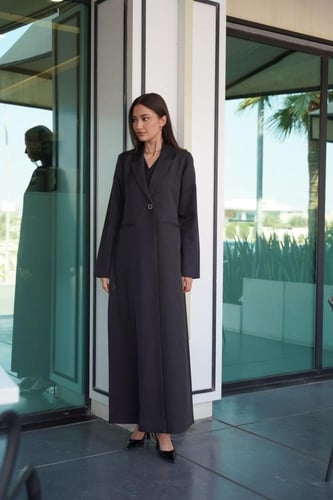 Blazer2 كريب اسود ساده ومخطط