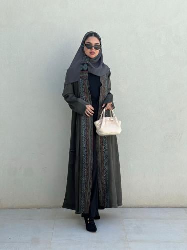 عباية ( زينب ) شامواه مع كشميري