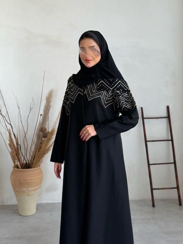 بليزر ( تيجان ) بليزر كريب واقف مع تطريز وشك