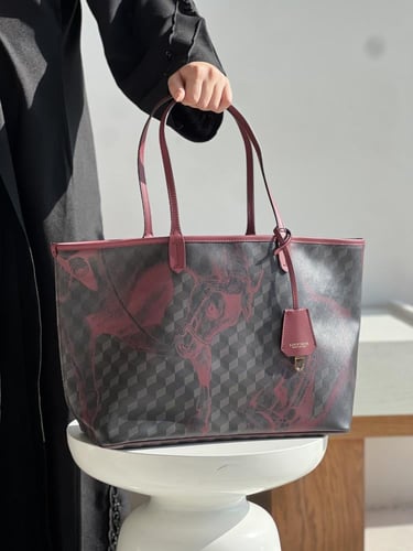 لوب نوير | SHOPPER SMALL Cheval Brown Burgundy